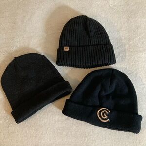 3 winter hats